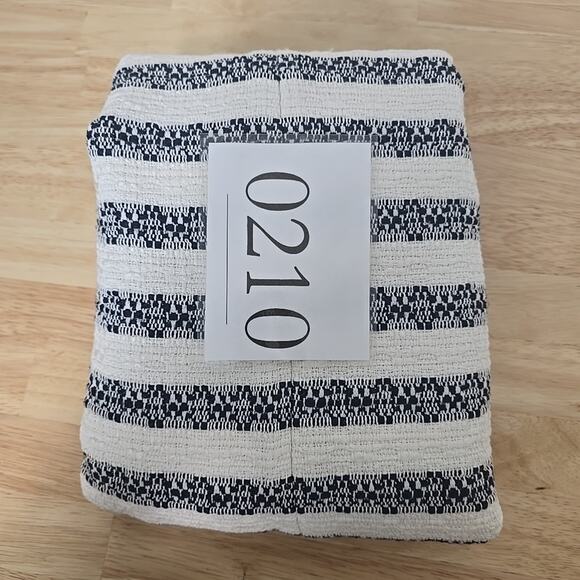 J. Crew Striped Tweed Sheath White Blue Nautical Dress Size 4 V Neck Office - Picture 9 of 9